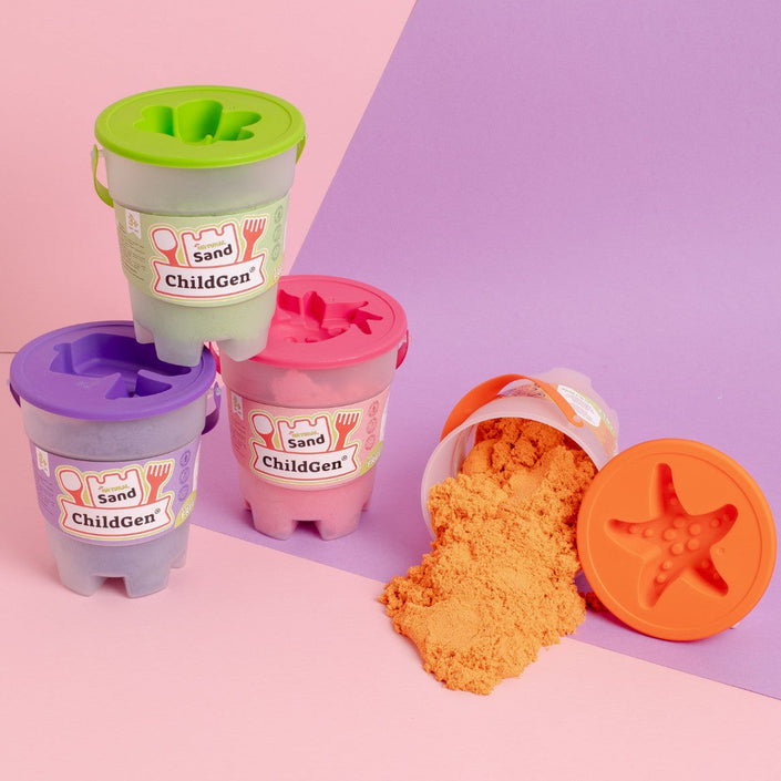ChildGen kinetisch zand paars 500g 3 jr+