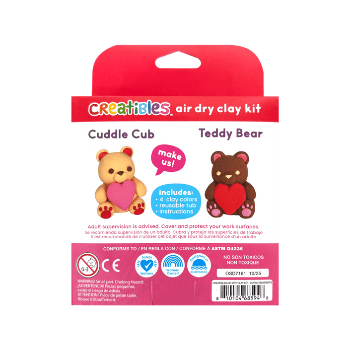 OOLY creatibles set Lovely bears 6 jr+