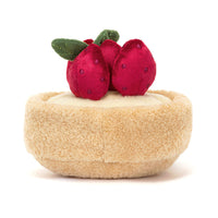 Jellycat knuffel Amuseables Fleurette Tarte Aux Fraises  A6TAF c