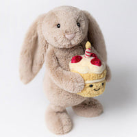 Jellycat knuffel Bashful Beige Bunny Birthday3