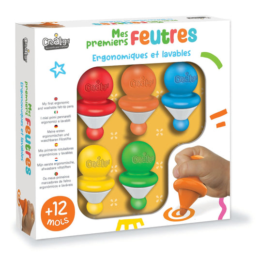 Crealign Mijn eerste viltstiften 5 stks 1 jr+