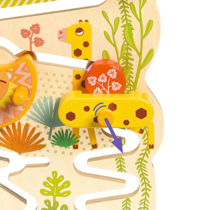 DJECO houten doolhof spel Cascadou 18 mnd+DJ06403c