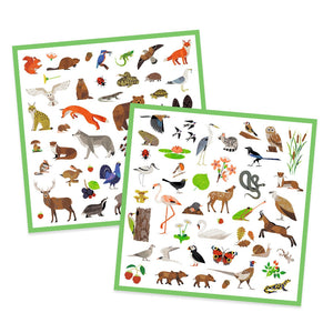 DJECO stickers Wilde dieren 4 jr+