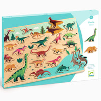 DJECO houten puzzel Dino 2 jr+ / 22 stks
