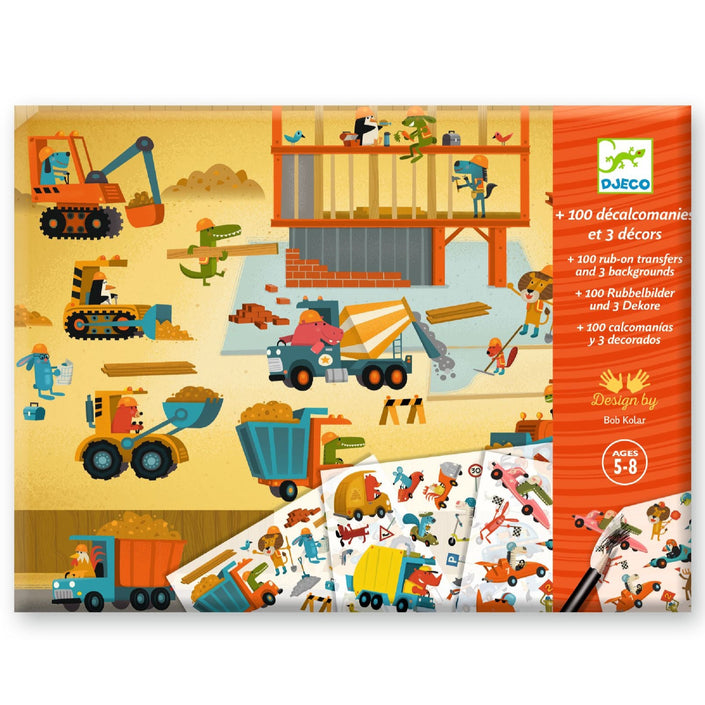 DJECO krasplaatjes asfalt DJ09357