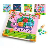 DJECO mozaiek puzzels mini animo 4 jr+