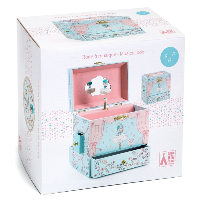 DJECO muziekdoos bijoux ballerina en scene