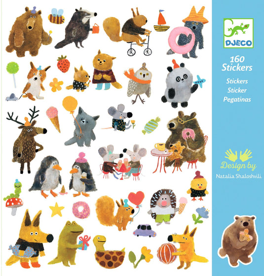 DJECO stickers Fluffy Friends DJ093178