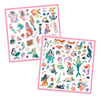 DJECO stickers Zeemeerminnen 4 jr+