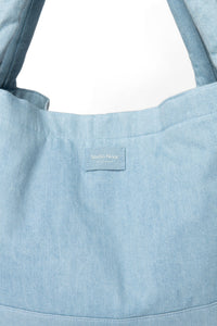 Studio Noos solid mom bag denim