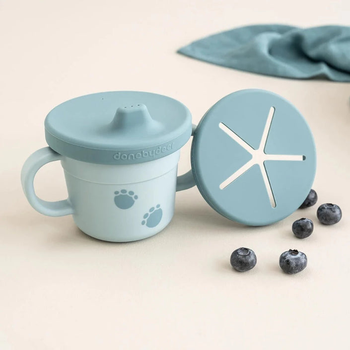 Done by Deer tuitbeker snack cup Elphee blauw