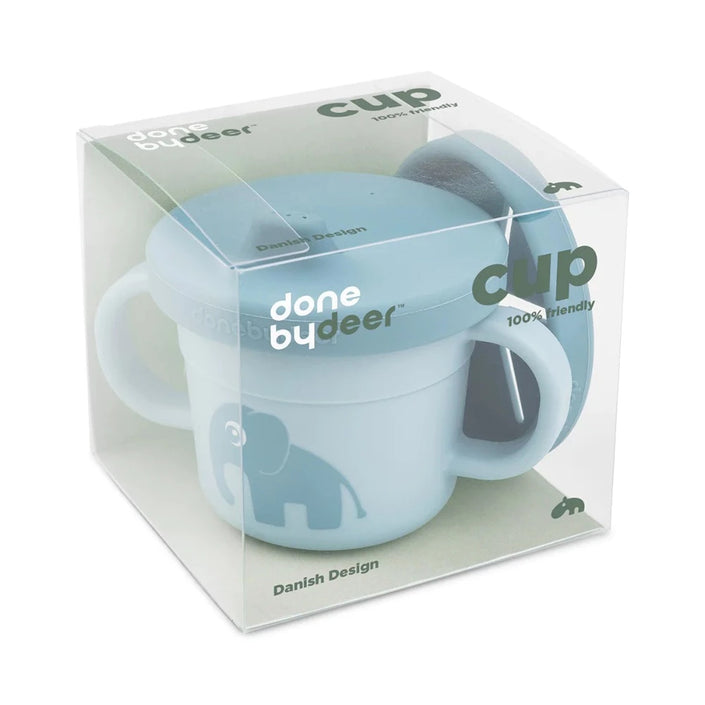 Done by Deer tuitbeker snack cup Elphee blauw