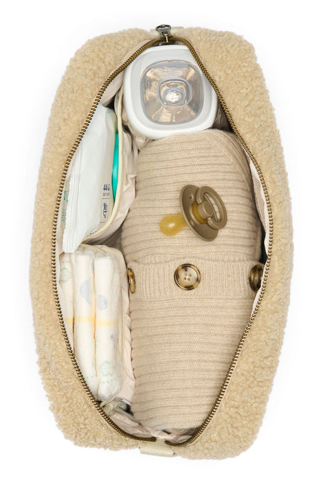 Studio Noos kinderwagen organizer teddy ecru