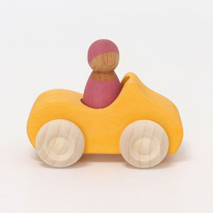 GRIMMS auto geel + regenboogvriend 09306