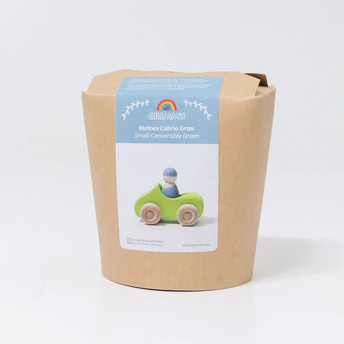 GRIMMS auto groen + regenboogvriend 1 09305 c