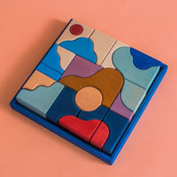 GRIMMS houten blokkenset Wave 1jr 4048565431071 a