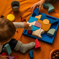 GRIMMS houten blokkenset Wave 1jr 4048565431071 g