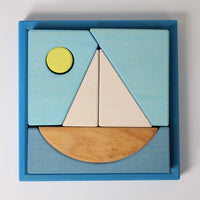 GRIMMS houten bouwset blauw 1jr 4048565436854 a