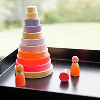 GRIMMS regenboogvrienden neon roze  15060 c