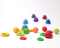 GRIMMS sorteerballen regenboog classic small 3 jr+10236e