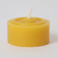 GRIMMS waxinelichtje 100% bijenwas geel 4048565061001 a