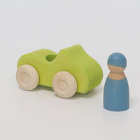 GRIMMS auto groen + regenboogvriend 1 09305 b