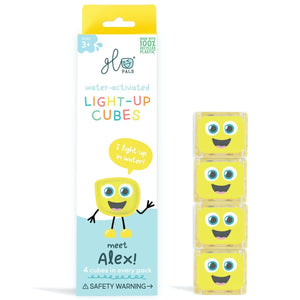 Glo Pals light up cubes Alex 4 stks 3jr+