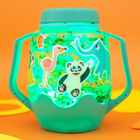 Glo Pals sensory jar DIY set zoo 3 jr+GPJARSETGREENb