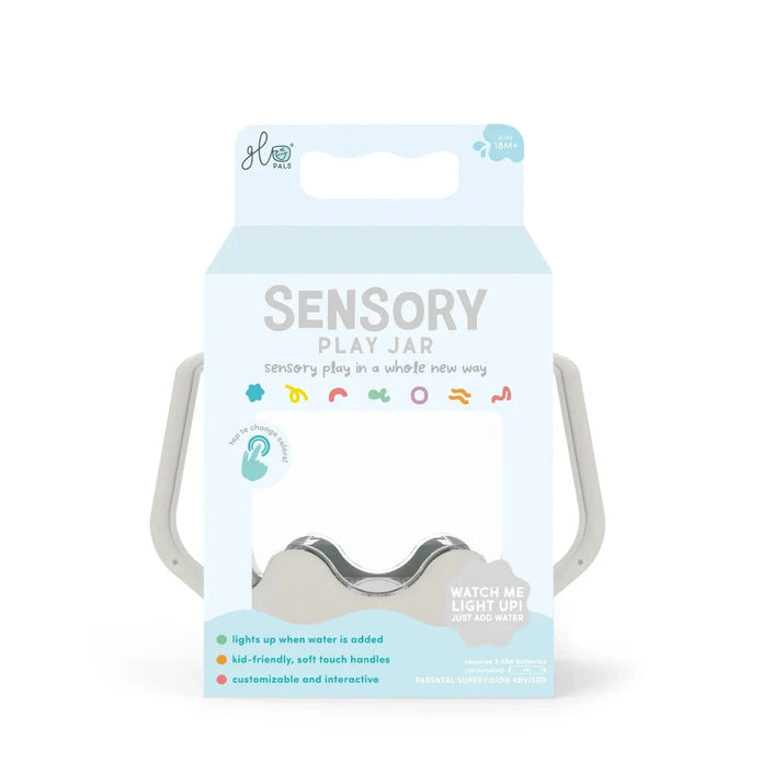 Glo Pals sensory play jar grijs 18 mnd+ GPJARCLOUDGREYb