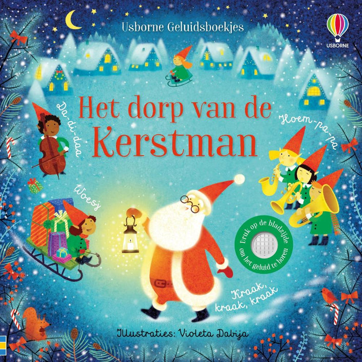 Het dorp van de kerstman - geluidenboek 3 jr+