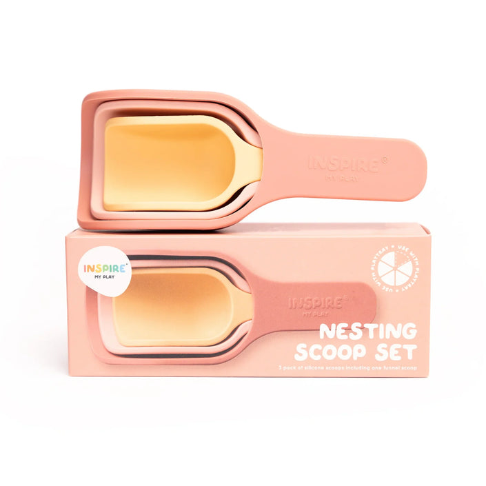 Inspire my play nesting scoop set coral yellow 10 mnd+