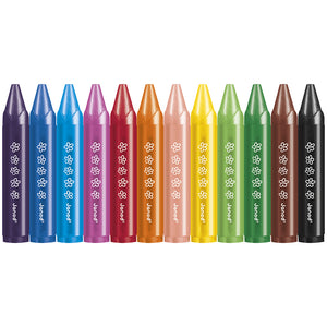 JANOD wax krijtjes 12 stks 1 jr+