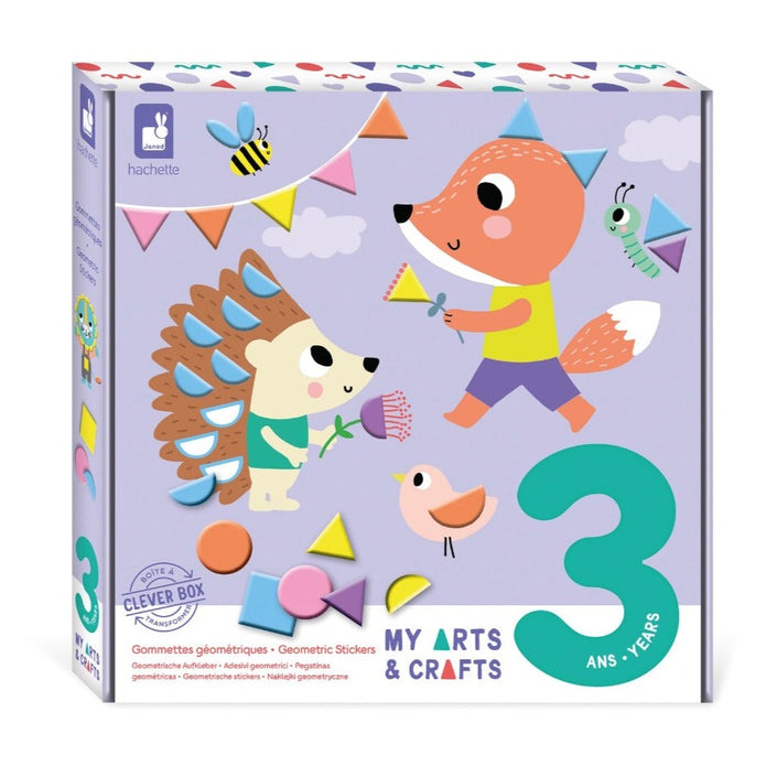 JANOD atelier knutselset geo stickers 3 jr+