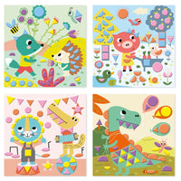 JANOD atelier knutselset geo stickers 3 jr+