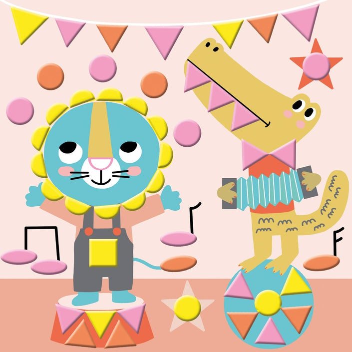 JANOD atelier knutselset geo stickers 3 jr+