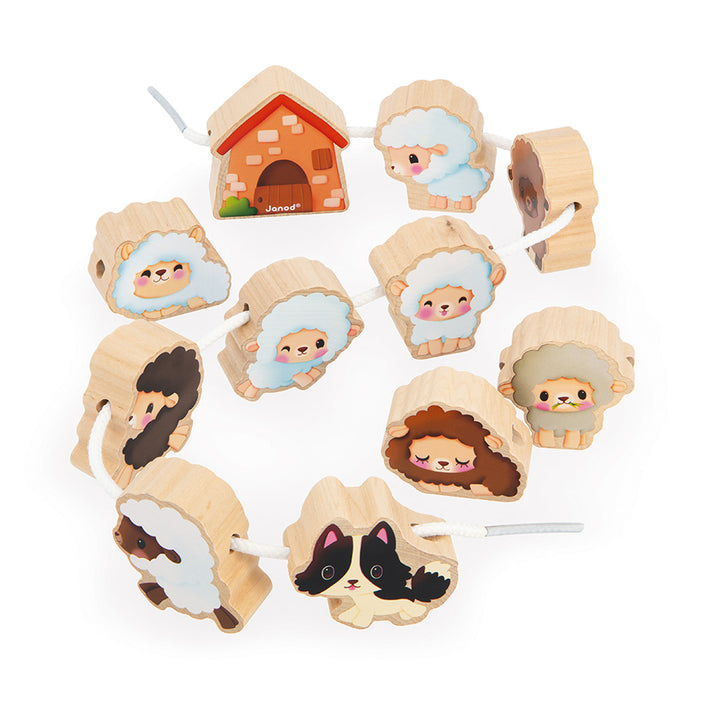 JANOD kralenset schapen 2 j+