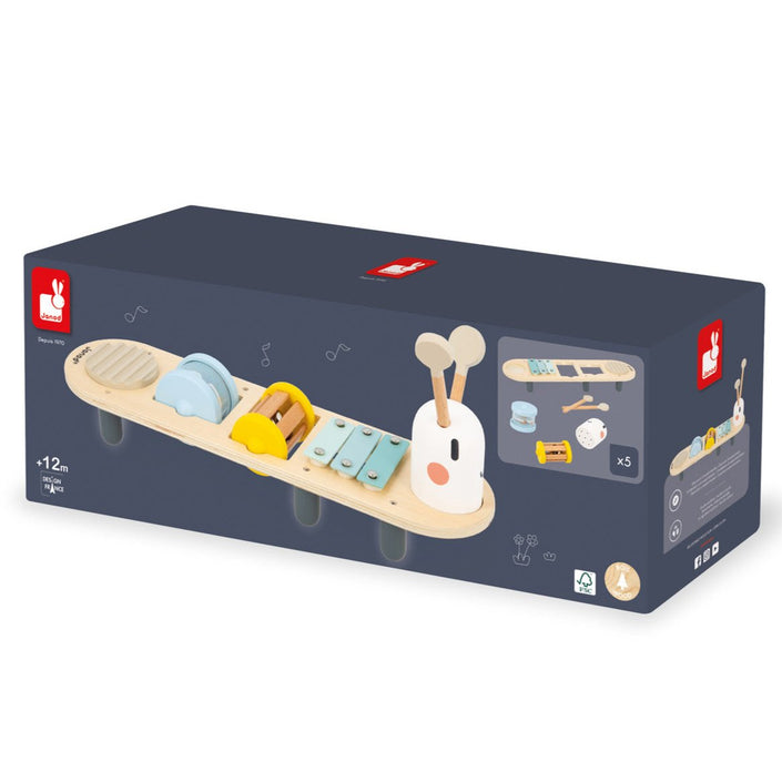 JANOD muziektafel sweet cocoon rups 1 jr+