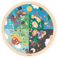 JANOD observatie puzzel de tuin 4 jr+ / 12 stks