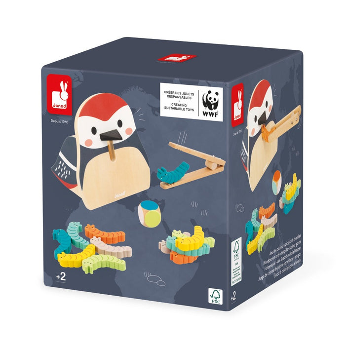 JANOD x WWF kleurenspel Specht en rups 2 jr+
