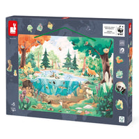 JANOD x WWF magnetisch bord Flora en fauna 5 jr+