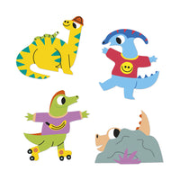 Janod stickers Dino 100 stks 3 jr+3