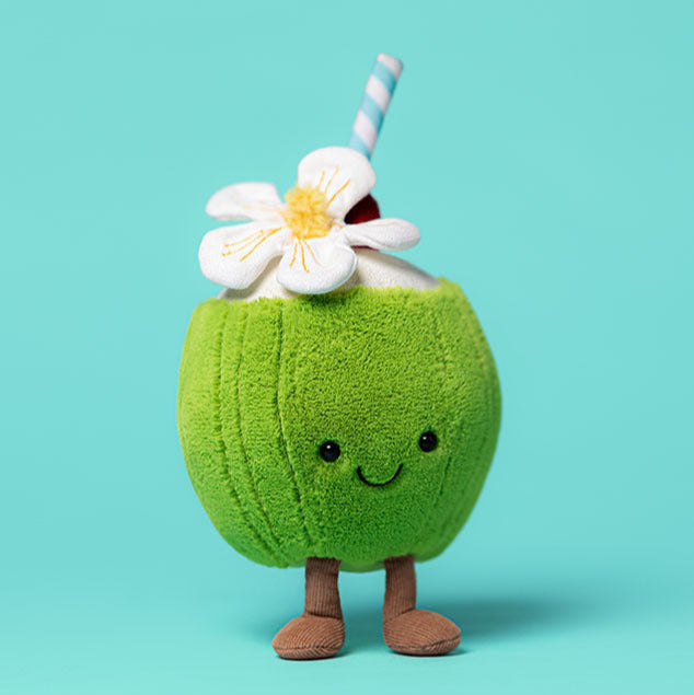 Jellycat knuffel Amuseables Aruba Coconut atmos