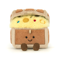Jellycat knuffel Amuseables Treasure Chest schatkistje A2TRES B
