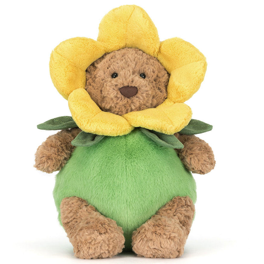 ぬいぐるみ  BartholomewBear Daffodil Outfit Jellycat knuffel Bartholomew Bear Daffodil Outfit – PSikhouvanjou