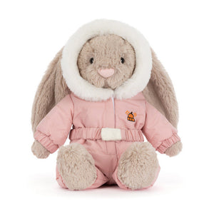 Jellycat knuffel Bashful Bunny snow suitBAS3BSKIe
