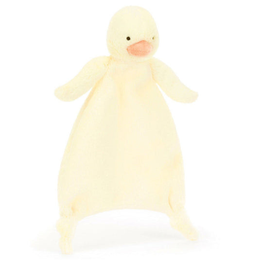 Jellycat knuffeldoekje bashful duckling