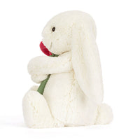 Jellycat knuffel bunny cream with Rose BB6ROSE d