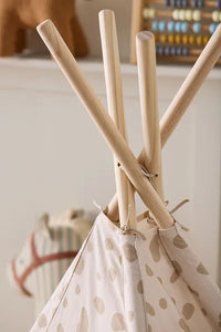 Kids Concept tipi tent sand dots