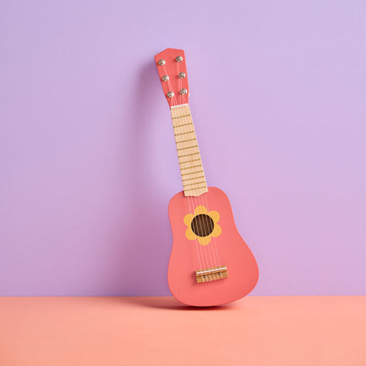Kids Concept gitaar bloem roze1000951