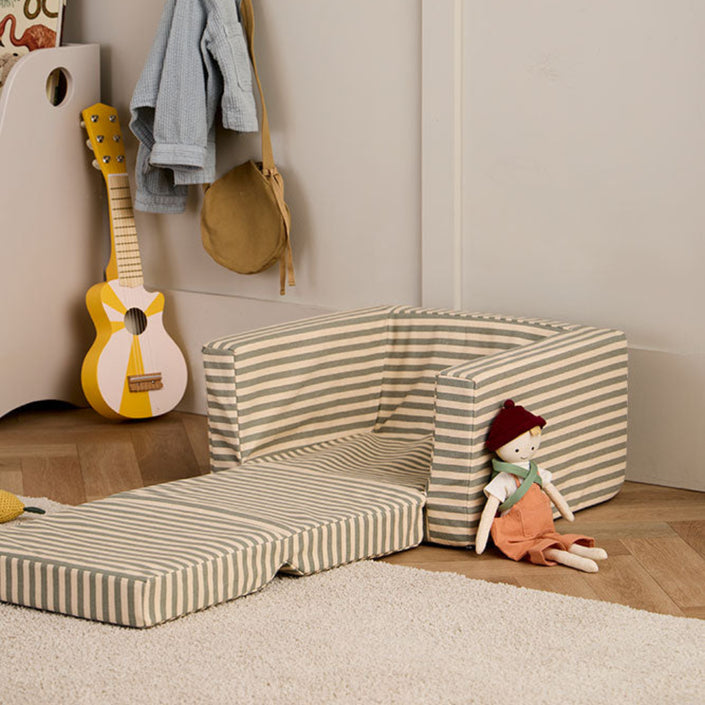 Kids Concept kinderstoel uitvouwbaar strepen1001008e